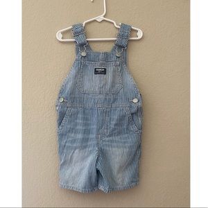 OshKosh Boys Overall Shorts Size 3T